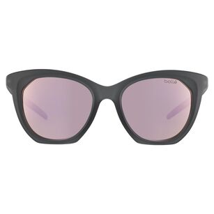 PRIZE Black Crystal Matte HD Polarized Brown Pink 