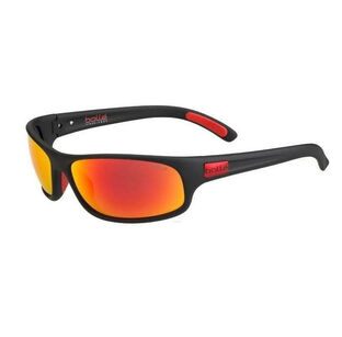 ANACONDA Matte Black Metal Red HD Polarized Fire o