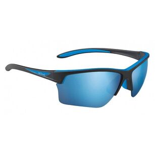 FLASH Matte Black/Blue HD Polarized Offshore Blue