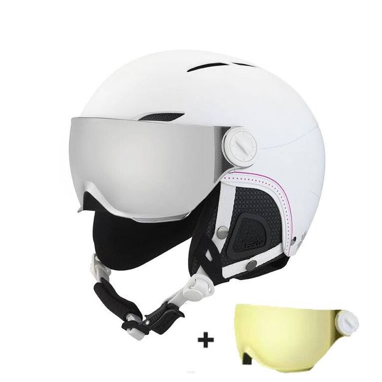 Juliet Visor Soft White Nordic With 1 Silver Visor + 1 Lemon Visor