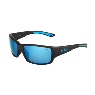 Okulary przeciwsłoneczne Bolle KAYMAN MATTE BLACK BLUE HD POLARIZED OFFSHORE BLUE